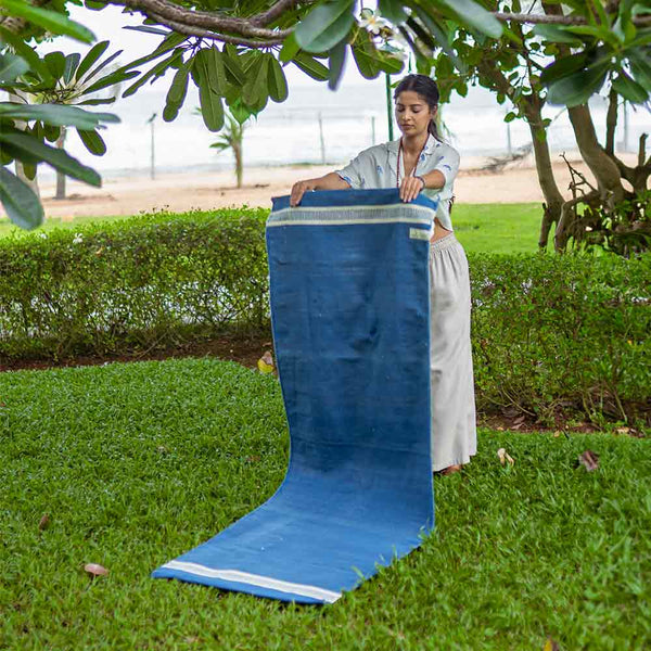 Ayurvidya - Herbal Dyed Organic Cotton Yoga Rug Mat