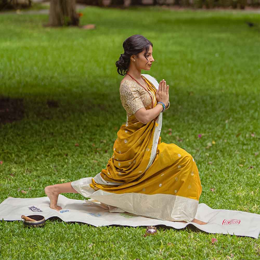 Organic Cotton Yoga Mat – Chakras with Mantra - Prakritik Lifestyles