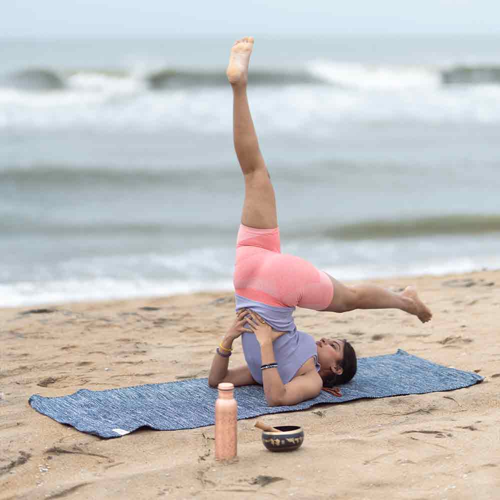 Recycled Cotton Yoga Rug