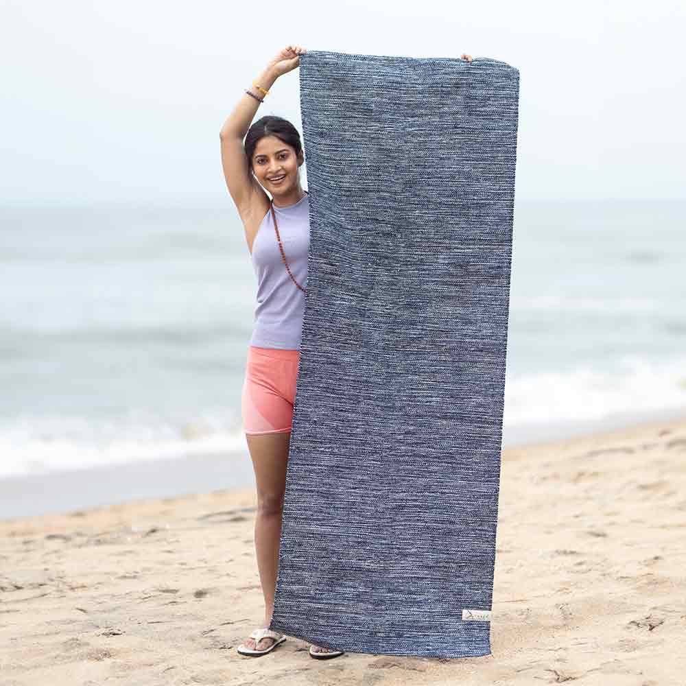 Recycled Cotton Yoga Rug