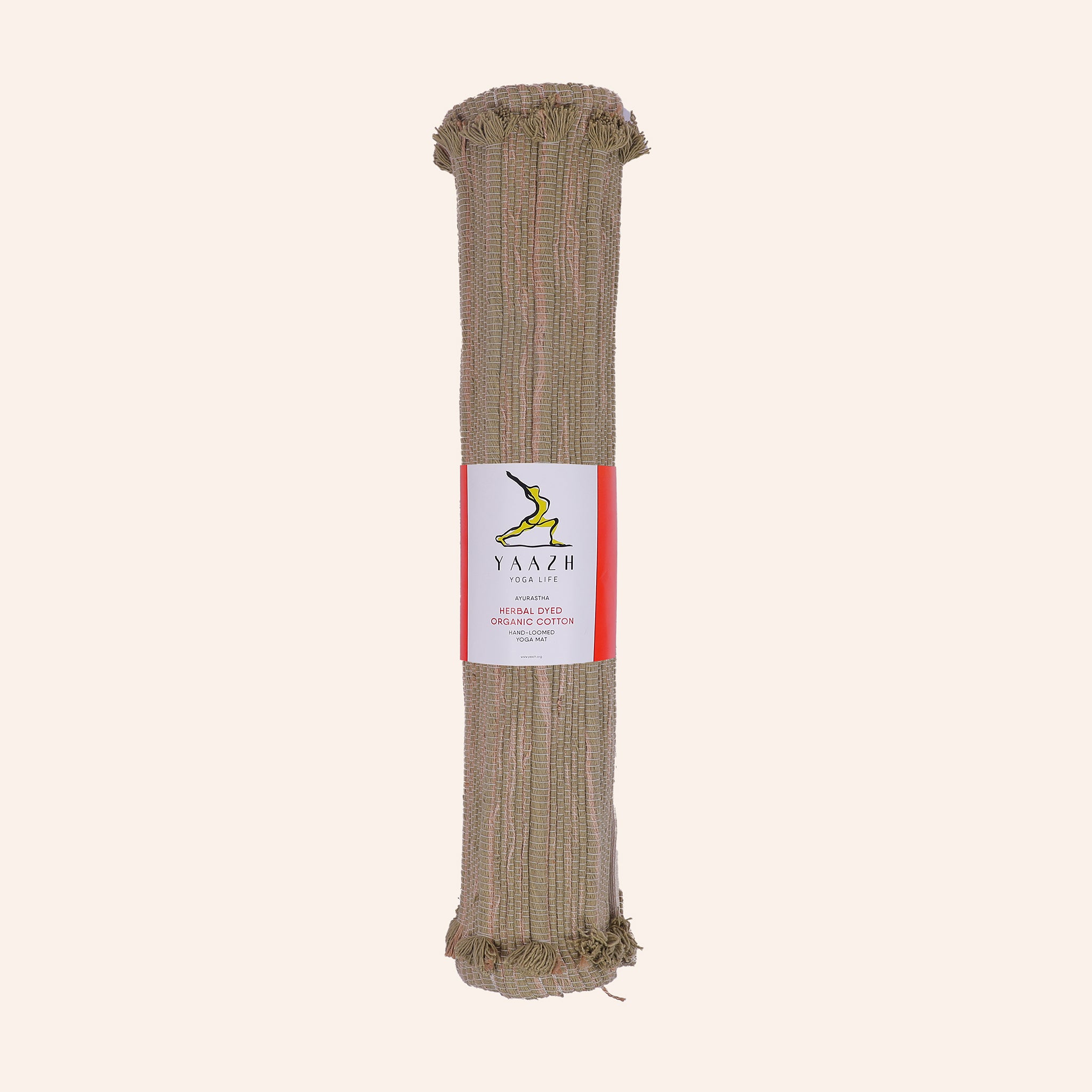Ayurastha - Herbal Dyed Organic Cotton Yoga Mat