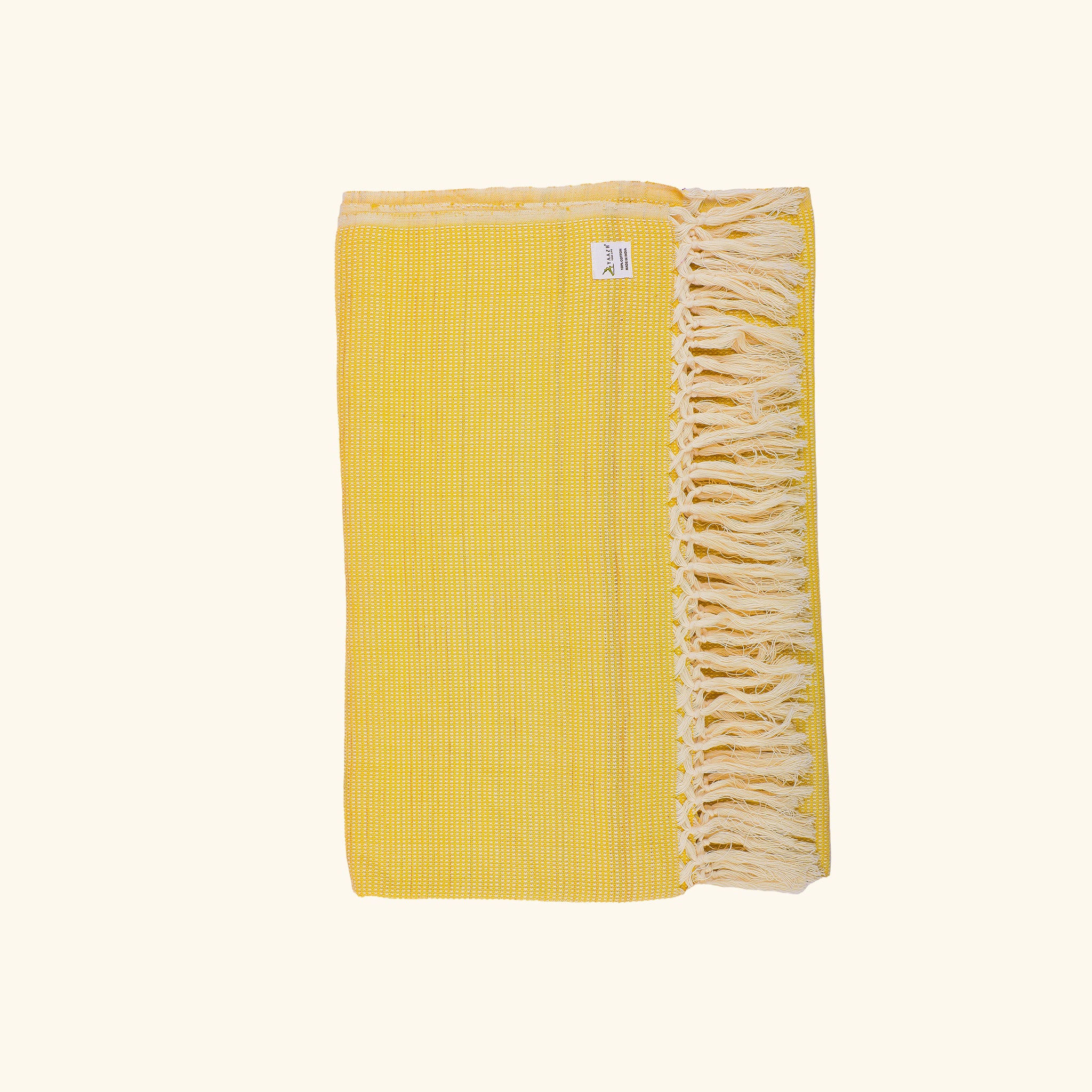 Cotton Herbal Dyed Towel Handloomed