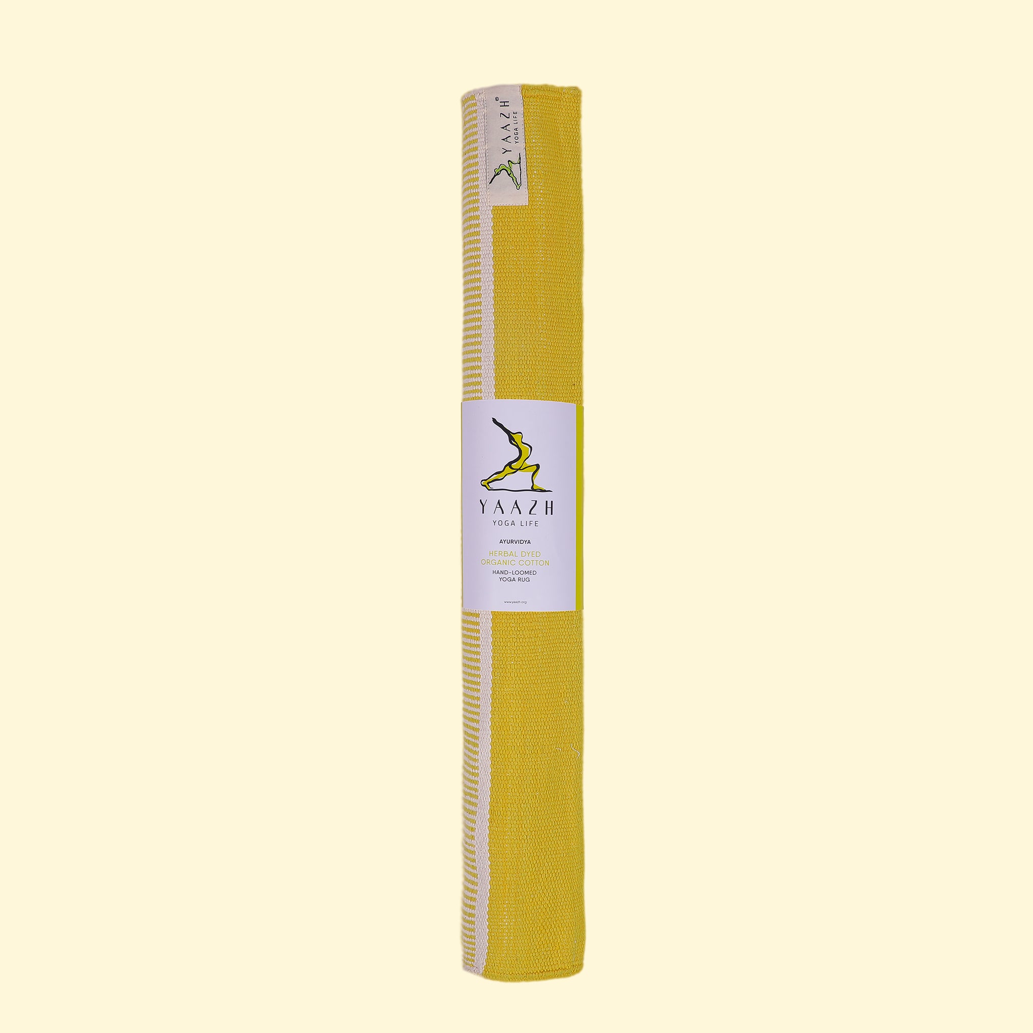 Ayurvidya - Herbal Dyed Organic Cotton Yoga Rug Mat