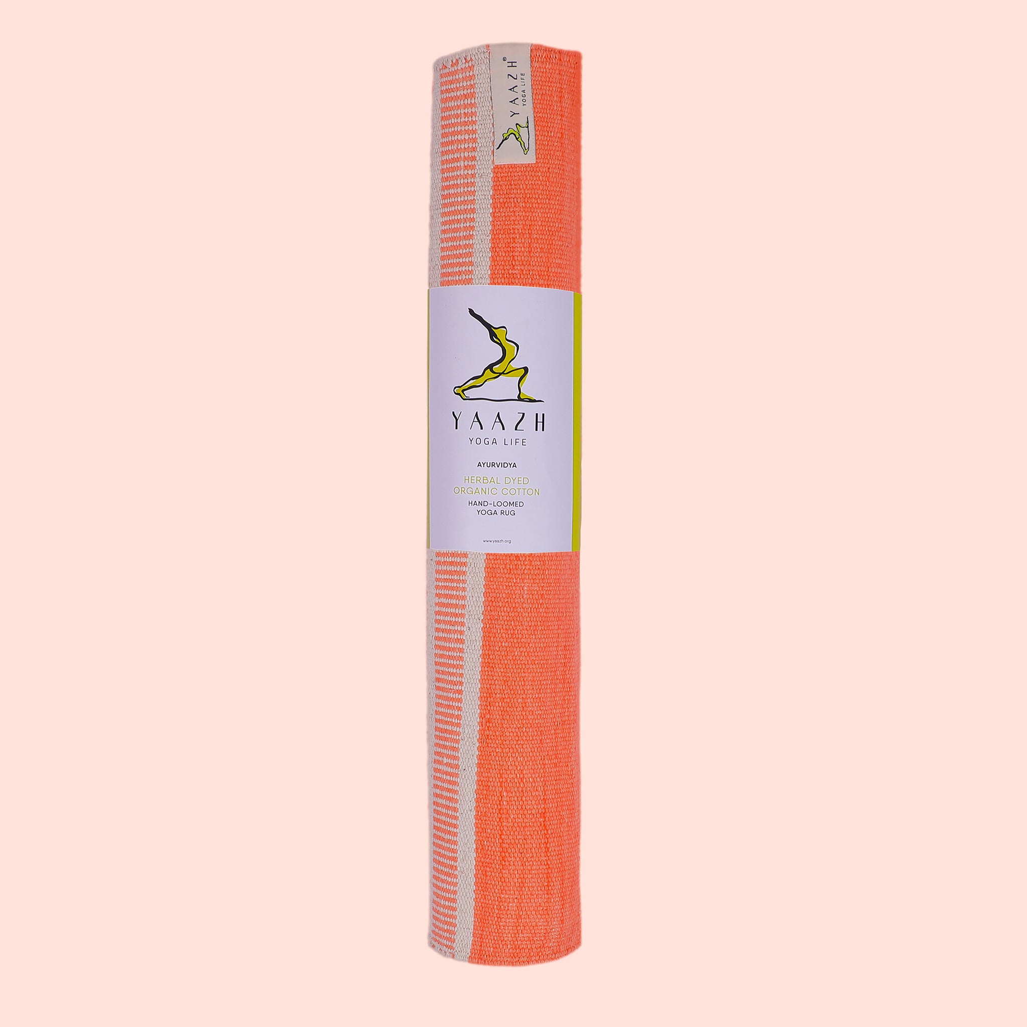 Ayurvidya - Herbal Dyed Organic Cotton Yoga Rug Mat