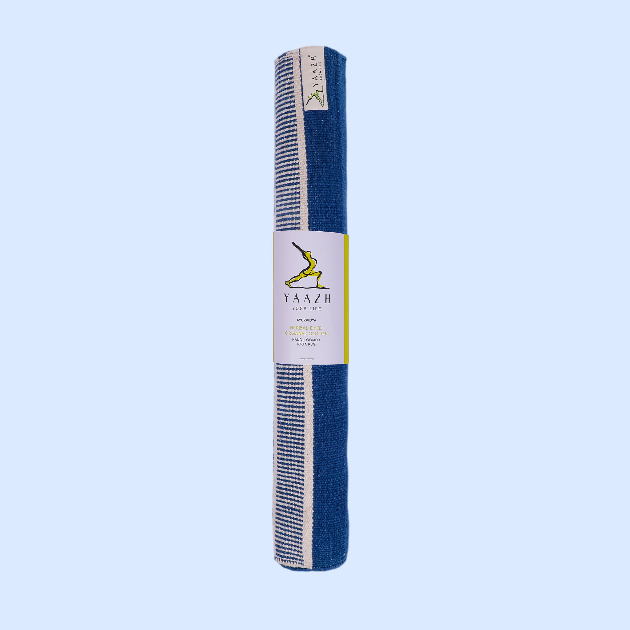 Ayurvidya - Herbal Dyed Organic Cotton Yoga Rug Mat