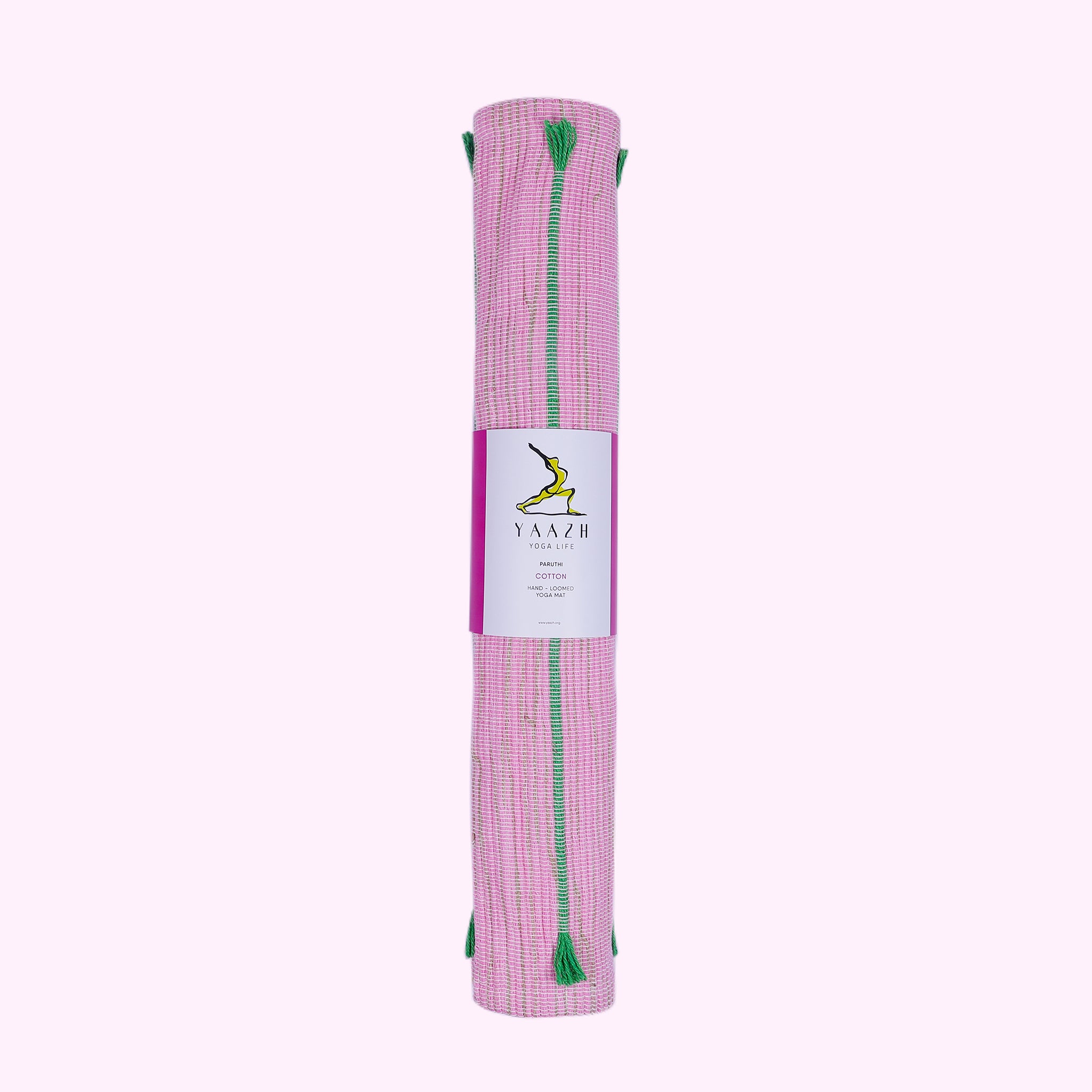 Paruthi - Cotton Yogamat Pink