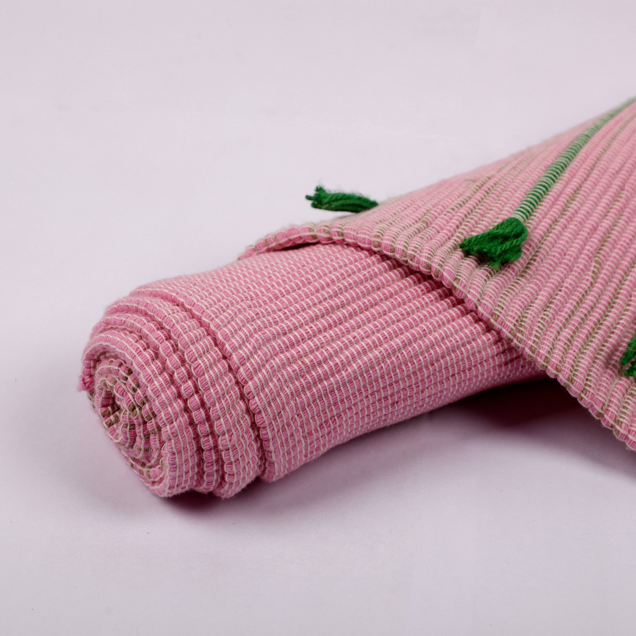 Paruthi - Cotton Yogamat Pink